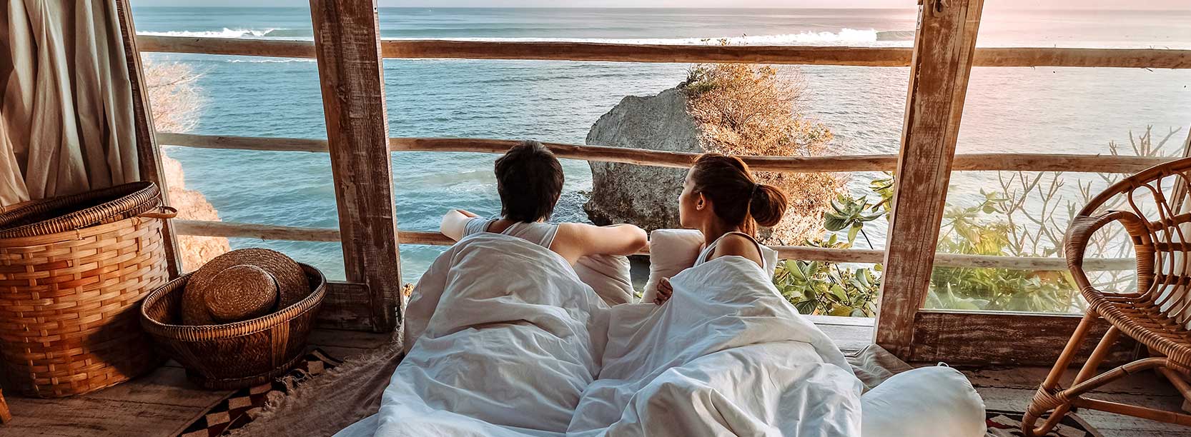 a couple in bali