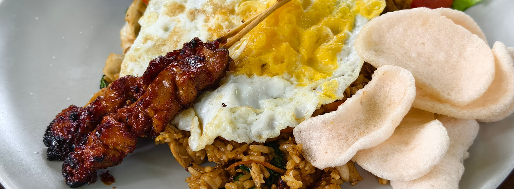 Nasi Goreng and Satay