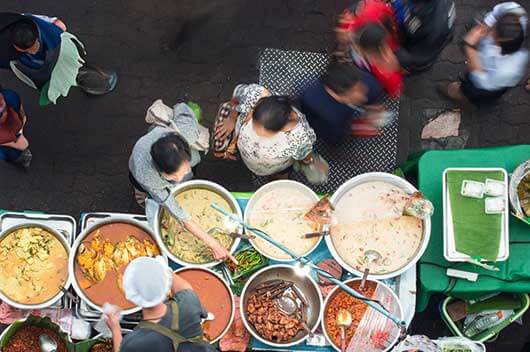 street food in Indonesia